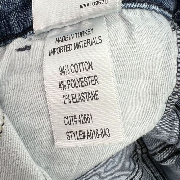 Agolde Distressed Skinny Jeans Size 27 - Picture 7 of 7